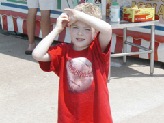 Harry Blocking The Sun At Balloon Fest