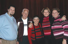 Chris, Papa, Mama, Cyndi And Amanda